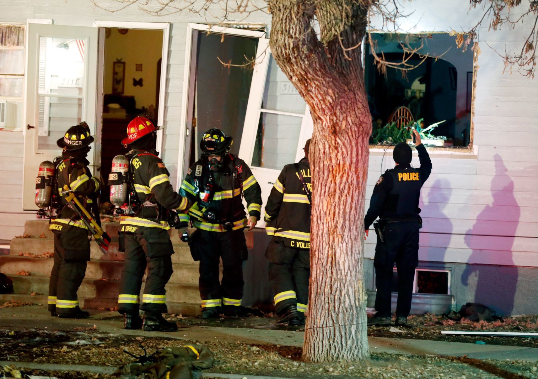 Apartment explosion